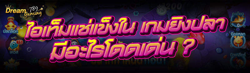 ไอเท็มแช่แข็งใน เกมยิงปลา มีอะไรโดดเด่น ?