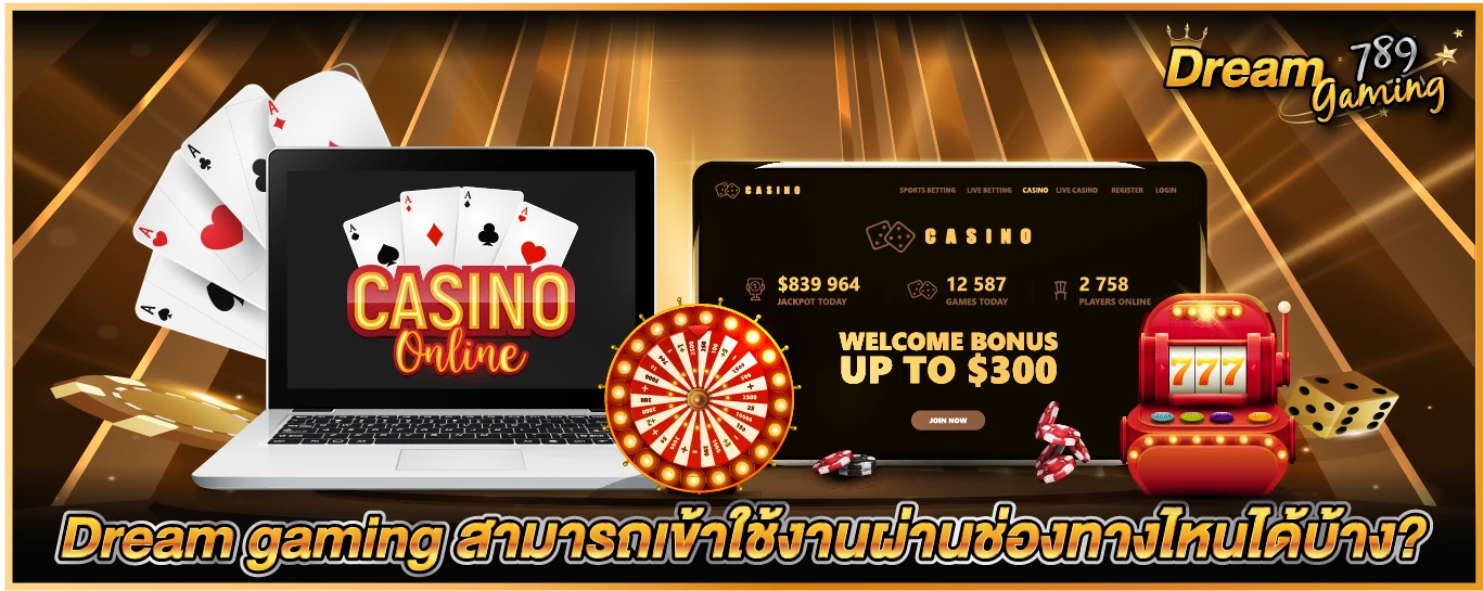 Dream gaming สามารถเข้าใช้งานผ่านช่องทางไหนได้บ้าง?